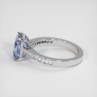 3.65 Ct. Sapphire Ring, 18K White Gold 4