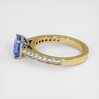 2.04 Ct. Blue Sapphire Ring, 14K White & Yellow 4