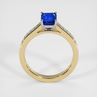 1.64 Ct. Blue Sapphire Ring, 18K White & Yellow 3