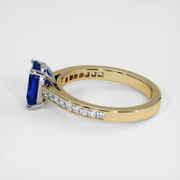1.64 Ct. Blue Sapphire Ring, 18K White & Yellow 4