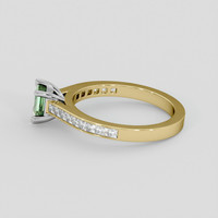0.68 Ct. Bi Color / Parti Sapphire Ring, 18K White & Yellow 4