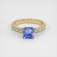 2.04 Ct. Sapphire Ring, 18K White & Yellow 1