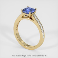 2.04 Ct. Sapphire Ring, 18K White & Yellow 2