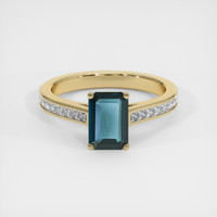 1.08 Ct. Gemstone Ring, 14K Yellow Gold 1