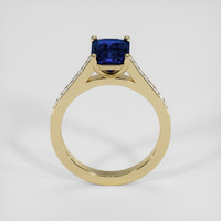 3.05 Ct. Blue Sapphire Ring, 14K Yellow Gold 3