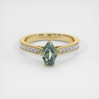 1.18 Ct. Sapphire Ring, 14K Yellow Gold 1