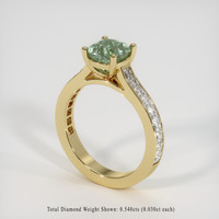 1.34 Ct. Sapphire Ring, 14K Yellow Gold 2