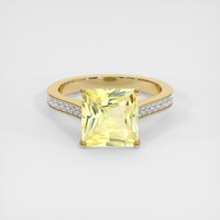4.00 Ct. Sapphire Ring, 14K Yellow Gold 1