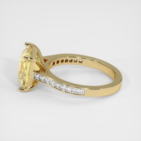 4.00 Ct. Sapphire Ring, 14K Yellow Gold 4