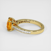 3.21 Ct. Yellow Sapphire Ring, 18K Yellow Gold 4