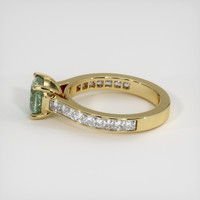 1.34 Ct. Sapphire Ring, 18K Yellow Gold 4