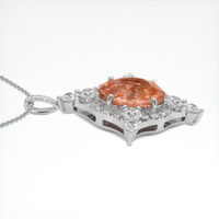 28.85 Ct. Sapphire Pendant, 18K White Gold 3
