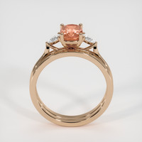 1.59 Ct. Sapphire Ring, 18K Rose Gold 3
