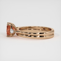 1.59 Ct. Sapphire Ring, 18K Rose Gold 4