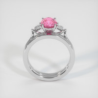 1.74 Ct. Padparadscha Sapphire Ring, 14K White Gold 3