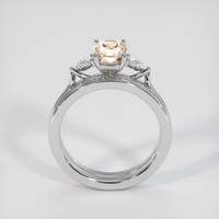 1.99 Ct. Padparadscha Sapphire Ring, 18K White Gold 3