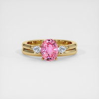 1.74 Ct. Sapphire Ring, 14K Yellow Gold 1
