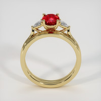 1.20 Ct. Ruby Ring, 14K Yellow Gold 3