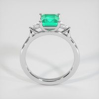 1.32 Ct. Emerald Ring, Platinum 950 3