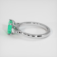 1.32 Ct. Emerald Ring, Platinum 950 4