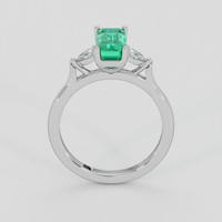 1.57 Ct. Emerald Ring, Platinum 950 3