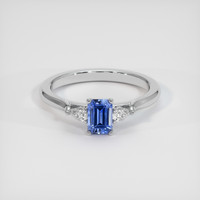 0.87 Ct. Sapphire Ring, Platinum 950 1