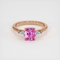 1.32 Ct. Sapphire Ring, 14K Rose Gold 1