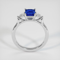 1.30 Ct. Blue Sapphire Ring, 10K White Gold 3