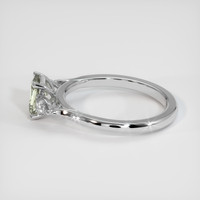 0.89 Ct. Green Sapphire Ring, 10K White Gold 4