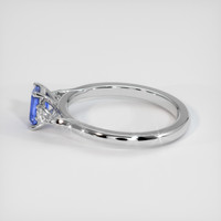 0.87 Ct. Sapphire Ring, 18K White Gold 4