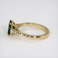 1.63 Ct. Green Sapphire Ring, 14K Yellow Gold 4