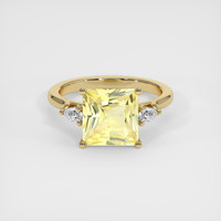 4.00 Ct. Sapphire Ring, 14K Yellow Gold 1