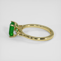 1.72 Ct. Emerald Ring, 18K Yellow Gold 4