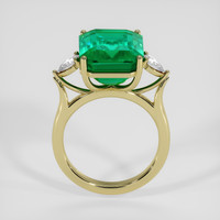 8.46 Ct. Emerald Ring, 18K Yellow Gold 3