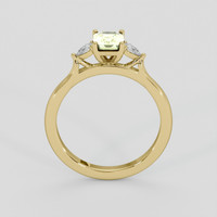 1.20 Ct. Bi Color Sapphire Ring, 18K Yellow Gold 3