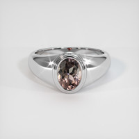 1.39 Ct. Gemstone Ring, Platinum 950 1