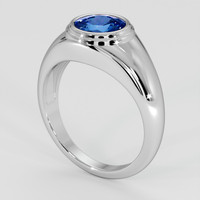 3.23 Ct. Bi Color Sapphire Ring, Platinum 950 2