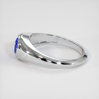 2.00 Ct. Blue Sapphire Ring, Platinum 950 4