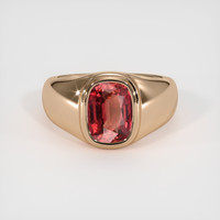 3.80 Ct. Ruby Ring, 18K Rose Gold 1