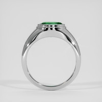 2.12 Ct. Emerald Ring, Silver 3