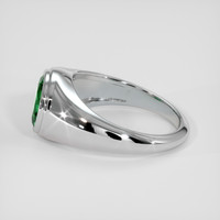 2.12 Ct. Emerald Ring, Silver 4