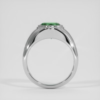 2.00 Ct. Emerald Ring, Silver 3