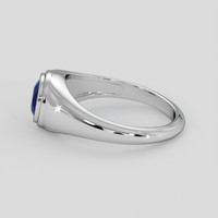 1.07 Ct. Blue Sapphire Ring, 14K White Gold 4