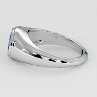 3.23 Ct. Bi Color Sapphire Ring, 14K White Gold 4
