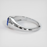 2.55 Ct. Blue Sapphire Ring, 14K White Gold 4