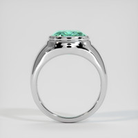 6.14 Ct. Emerald Ring, 18K White Gold 3