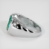 6.14 Ct. Emerald Ring, 18K White Gold 4