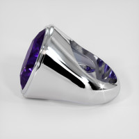 29.71 Ct. Purple Amethyst Ring, 18K White Gold 4