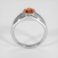 2.05 Ct. Padparadscha Sapphire Ring, 18K White Gold 3