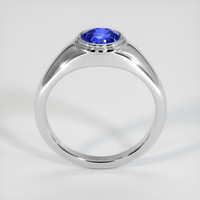 2.00 Ct. Blue Sapphire Ring, 18K White Gold 3
